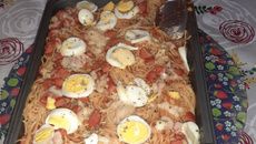 Macarrão com salsicha