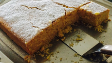 Bolo de fubá com leite de coco (sem lactose)