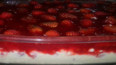 Sobremesa de morango