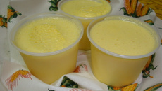 Mousse de milho muito simples