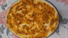 Pavê de maracujá com chocolate