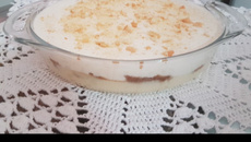 Sorvete cassata de biscoito champagne