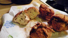 Empanado de frango recheado