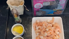 Camarão na manteiga