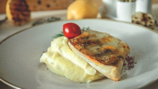 Purê de  batata doce