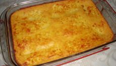 Pamonha assada no forno