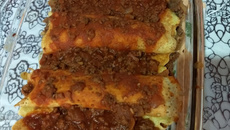 Panqueca de Aveia com Carne Moída 