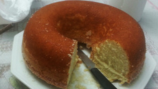 Bolo de farinha de trigo