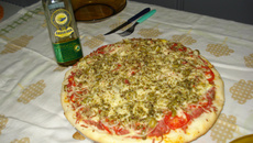 Pizza à moda da casa