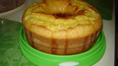 Bolo de laranja rápido