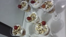 Taça de frutas deliciosa