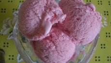 Sorvete de morango diet