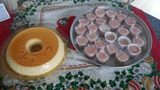 Pudim de calda de laranja - econômico