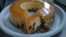 Pudim de paçoquinha