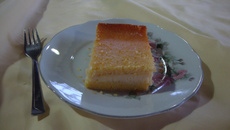 Bolo cremoso de fubá