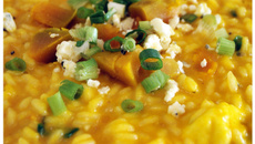 Risoto de Milho e Abóbora