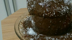 Panetone com recheio tipo prestígio