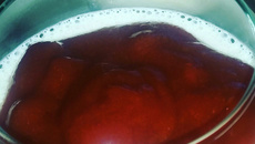 Mousse de queijo com goiabada