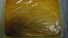 Bolo cremoso de milho com coco