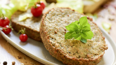 Hambúrguer de grão de bico