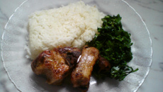 Costelinha com couve