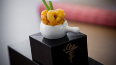 Escondidinho de camarão com kani