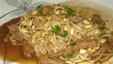 Broto de feijão com molho de soja (moyashi com shoyu)