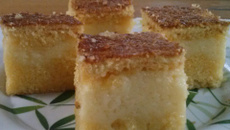 Bolo de fubá cremoso