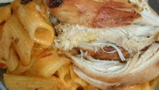 Macarrão na panela de pressão