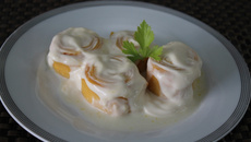 Rondele ao molho branco super rápido