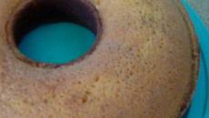 Bolo de fubá com canela 