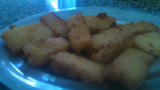 Polenta frita super fácil