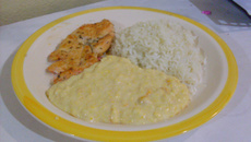 Creme de milho delicioso