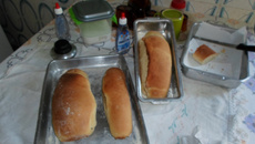 Pão caseiro de família
