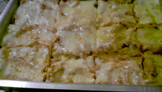 Lasanha de frango cremosa