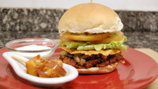 Hambúrguer de calabresa toscana