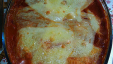 Bife à parmegiana da Ludmila