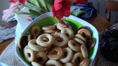 Rosquinhas amanteigadas de laranja
