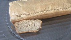 Pão proteico lowcarb de farinhas de amêndoas e castanhas-de-caju