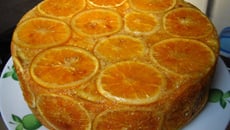Bolo de laranja com cascas