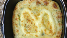 Torta salgada de aipim