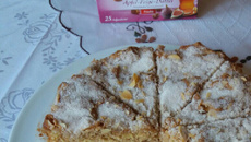 Bolo de aveia, maçã e canela