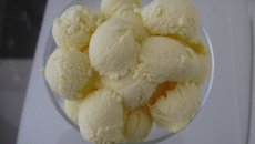 Sorvete de milho verde natural