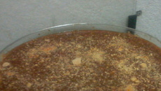 Polenta com carne da Patty