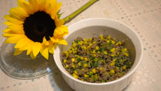 Carne moída com milho verde