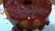 Bolo de fubá molhadinho