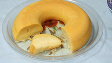 Quadradinho cremoso de fubá