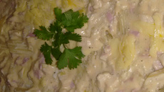 Macarrão cremoso com Frango