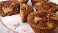 Cupcake de banana funcional