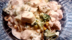 Frango com brócolis